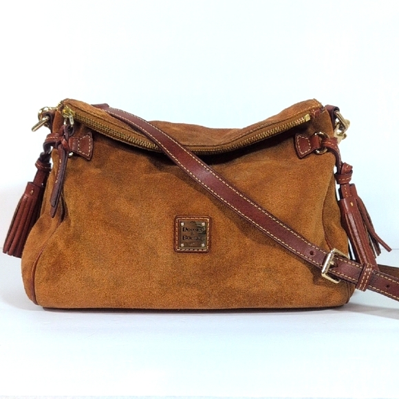 Dooney & Bourke Suede Shoulder or Crossbody Bag - Picture 1 of 16